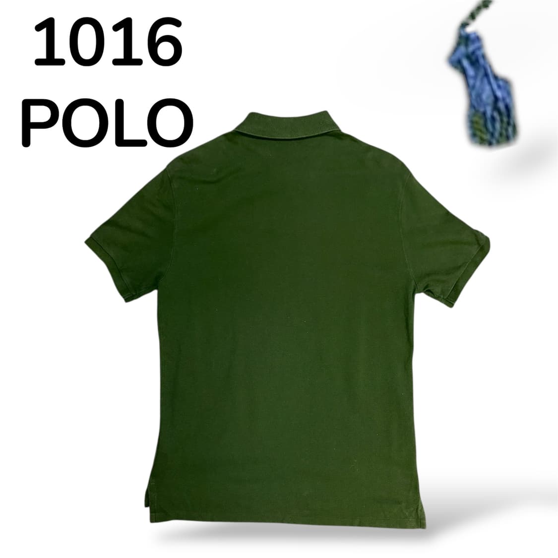 폴로 스몰 로고 슬림핏 카라 반팔티 딥그린 L 상품이미지3