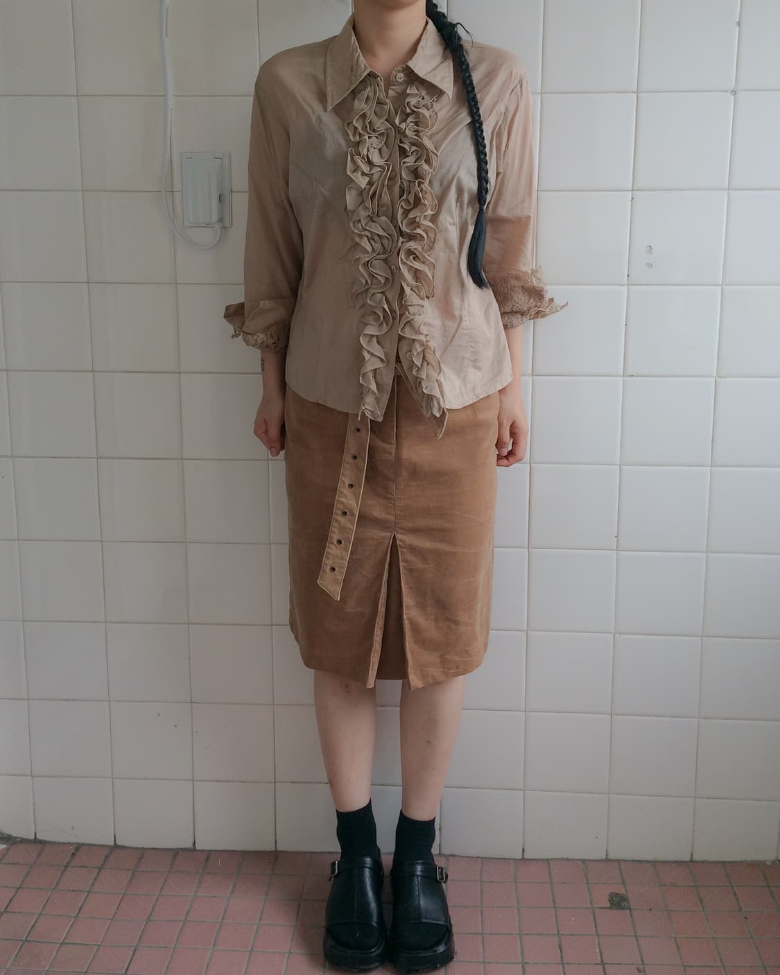 ruffle point shirt 상품이미지6