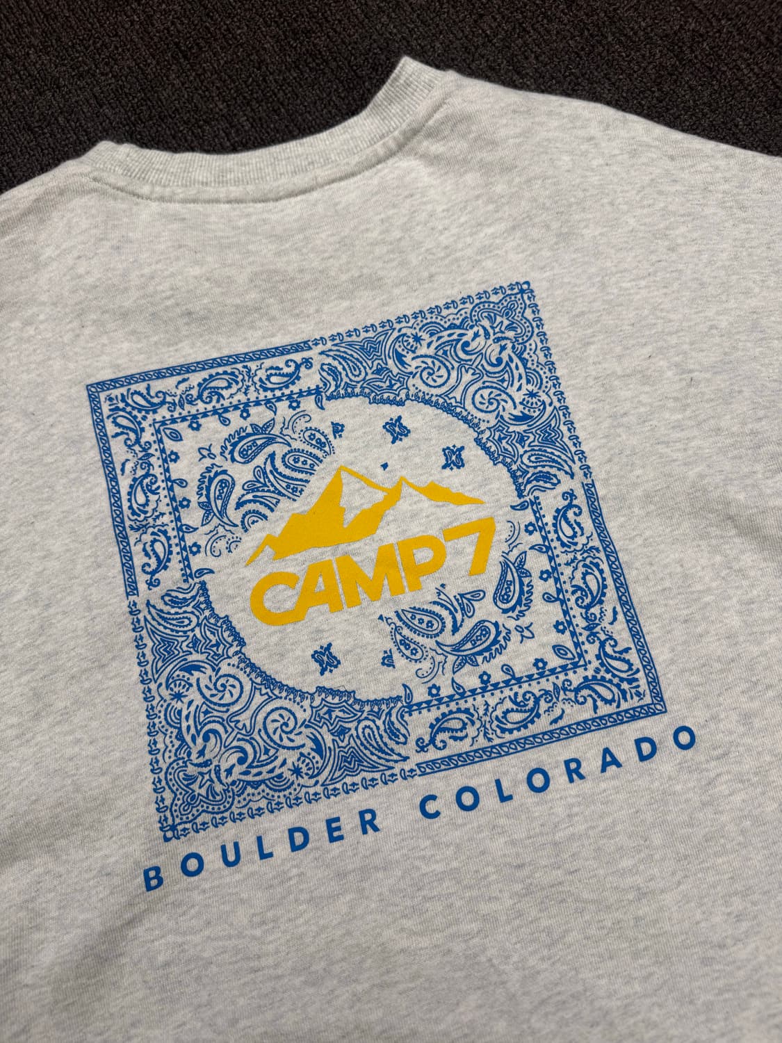 M)Camp7 빈티지 프린팅 스웻셔츠 상품이미지5