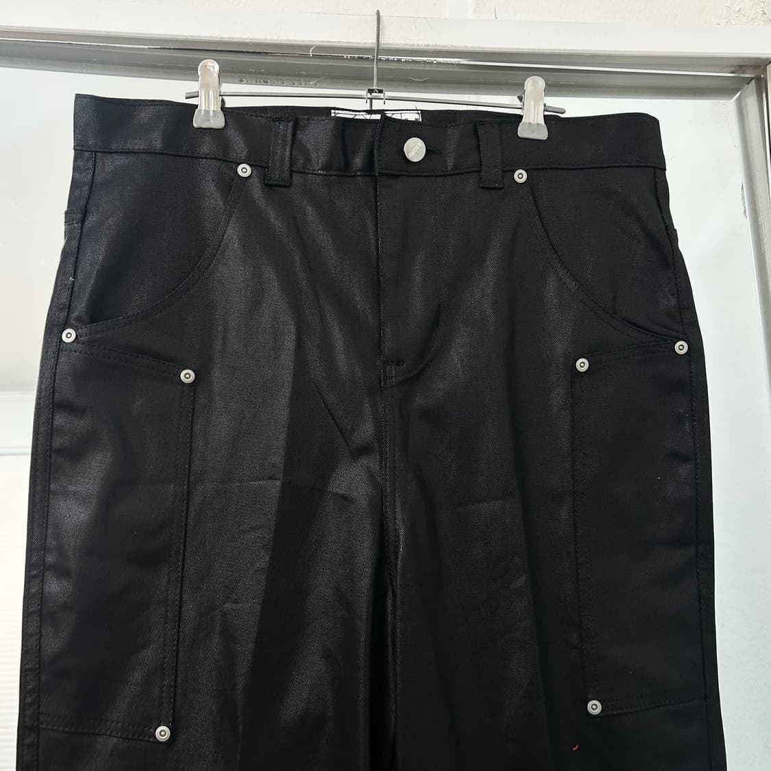 Kagru 카그루 코팅 플레어 팬츠 상품이미지6