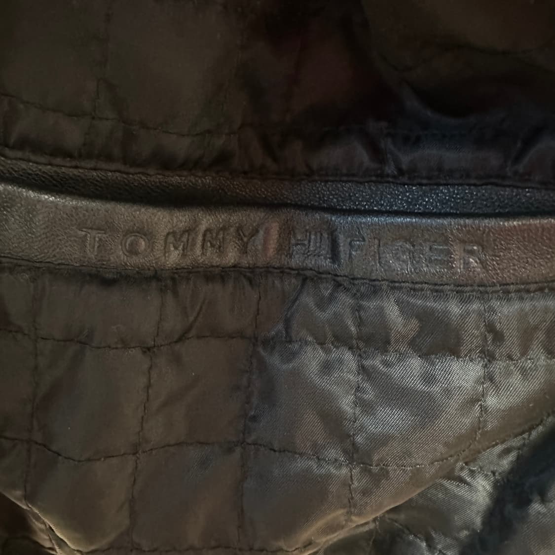 타미힐피거 리얼레더 카코트 S 상품이미지6