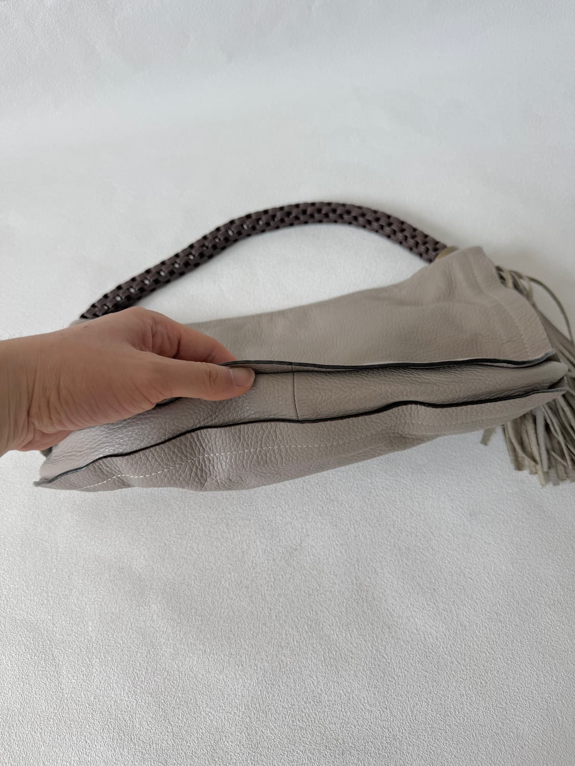 Pre owned 레더 숄더백 상품이미지5