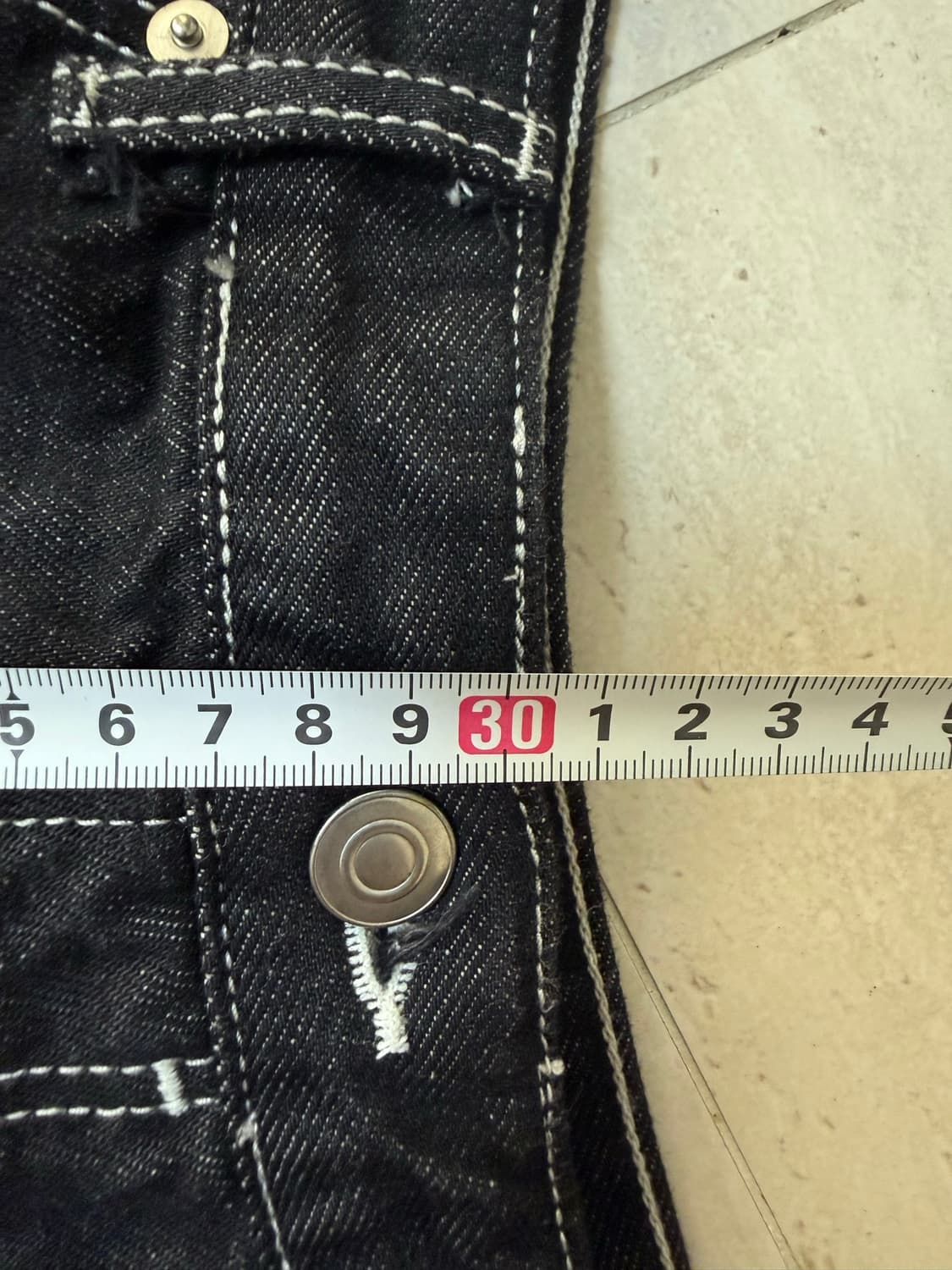 언어팩티드 블랙진 상품이미지7