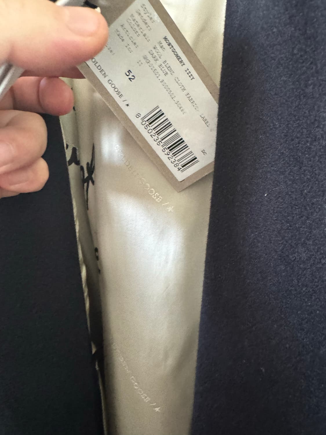 골든구스 52사이즈 떡볶이반코트 상품이미지4