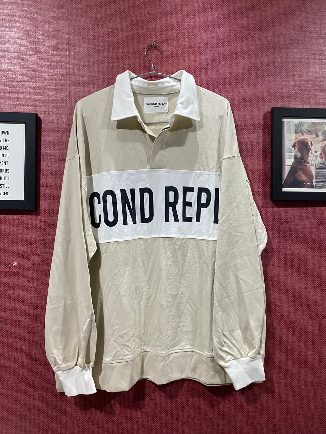 세컨 리플레이 럭비셔츠 상품이미지1