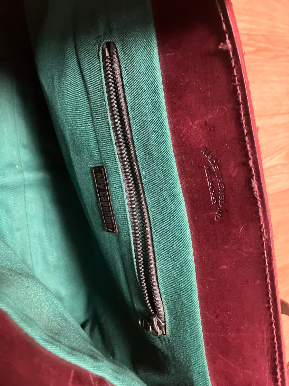 엘리카펠리노 버건디 사첼백 상품이미지3