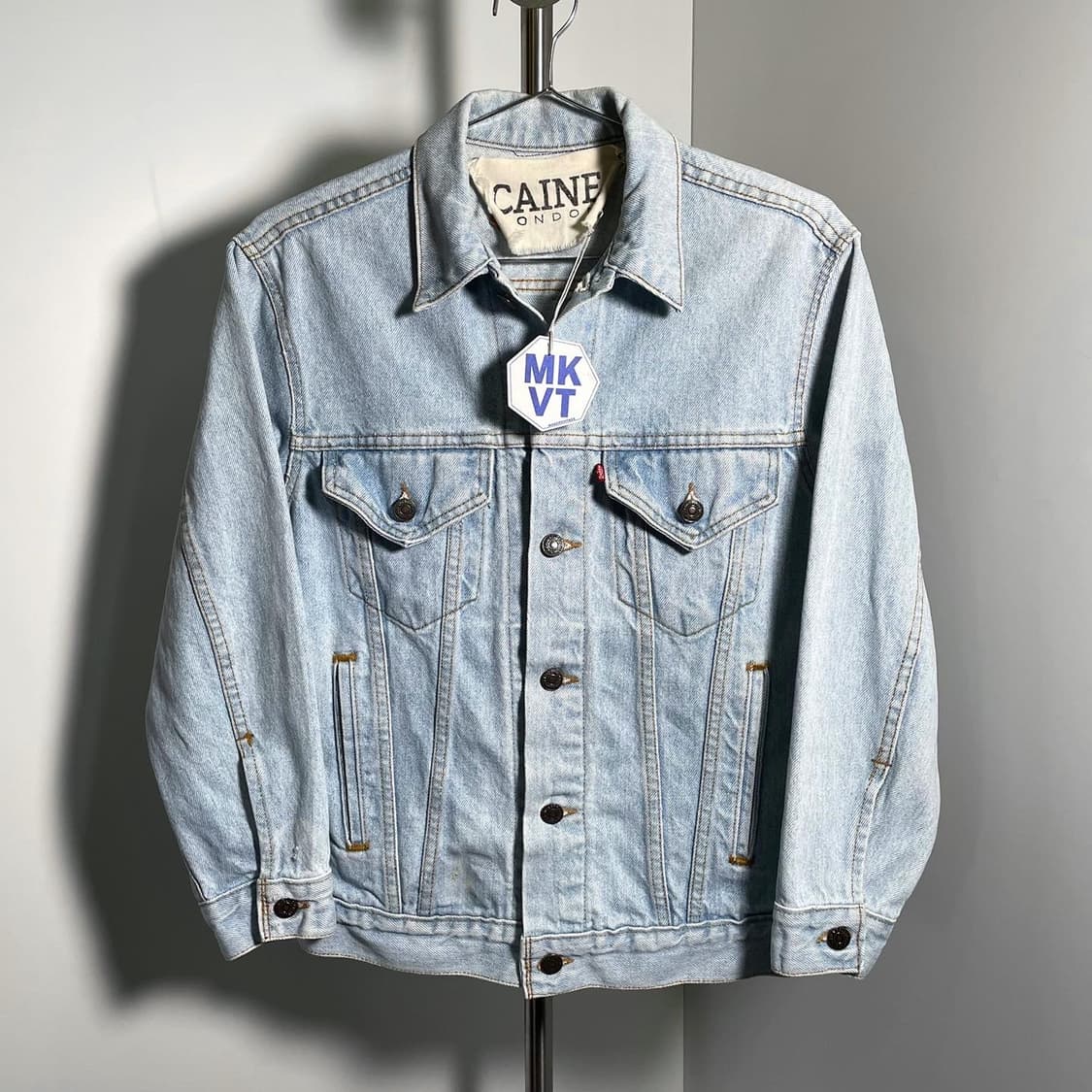 CAINE LONDON 리바이스 핸드 페인팅 데님 자켓 상품이미지3