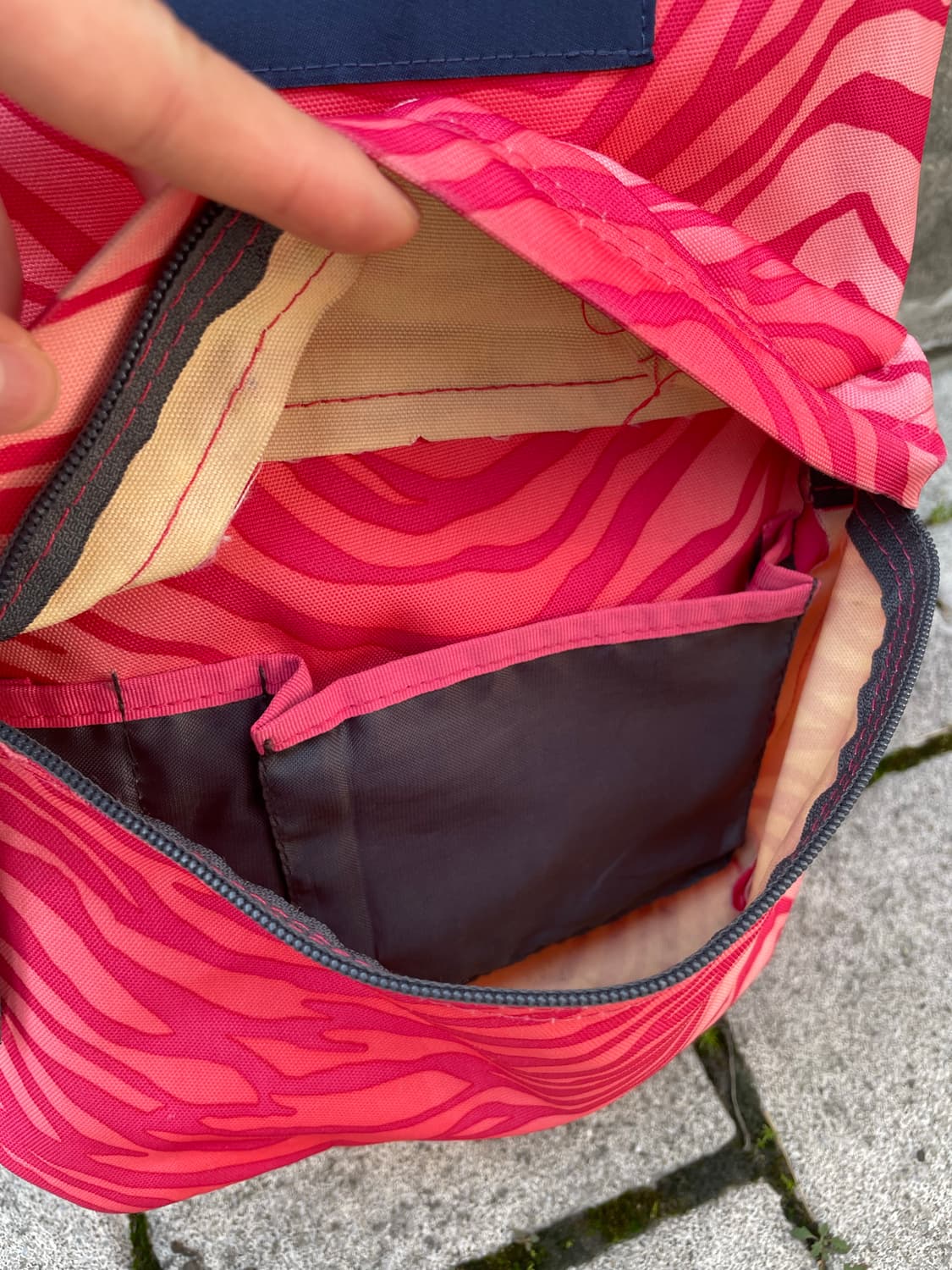 Jansport 잔스포츠 핑크 지브라 백팩 상품이미지5