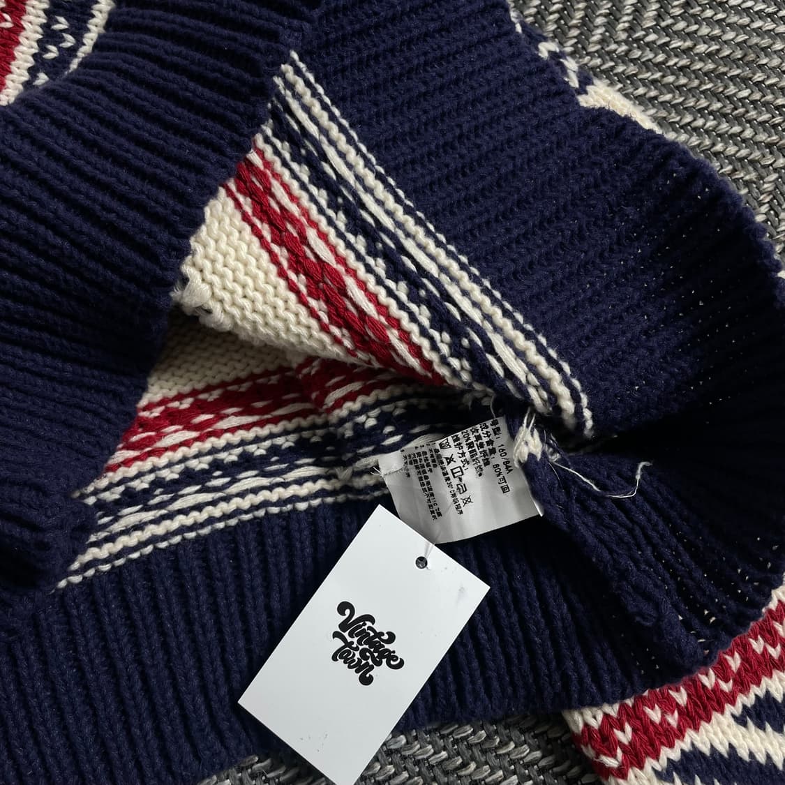 빈티지 우먼스 크롭 코위찬 자켓y 3241 상품이미지4