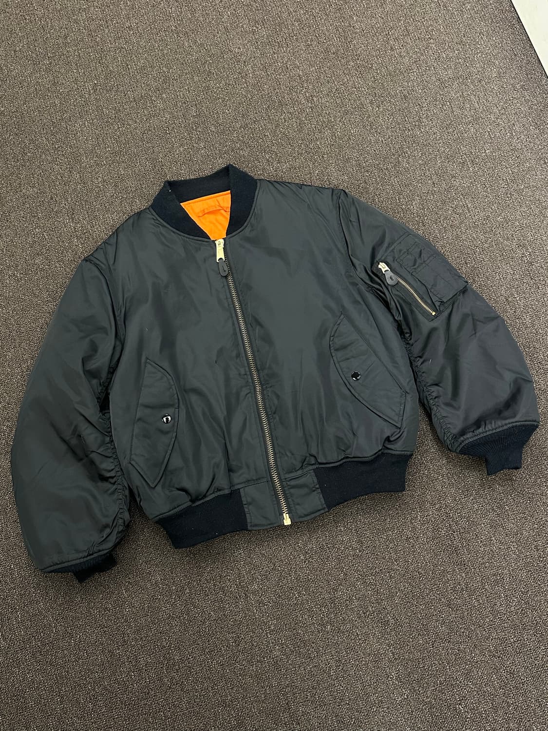 M)Turkey Bear 70s 빈티지 리버시블 항공점퍼 (Talon) 상품이미지4