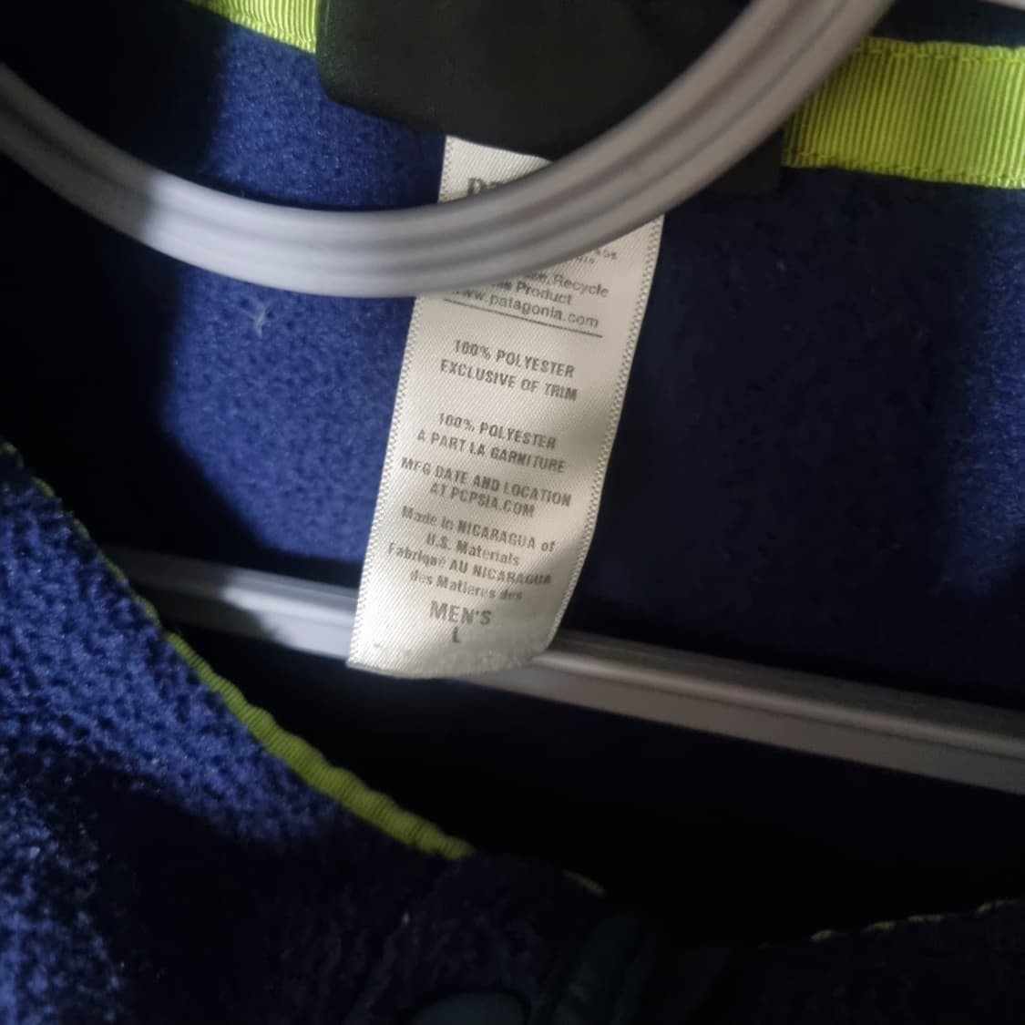 파타고니아 신칠라 네이비 L 상품이미지4