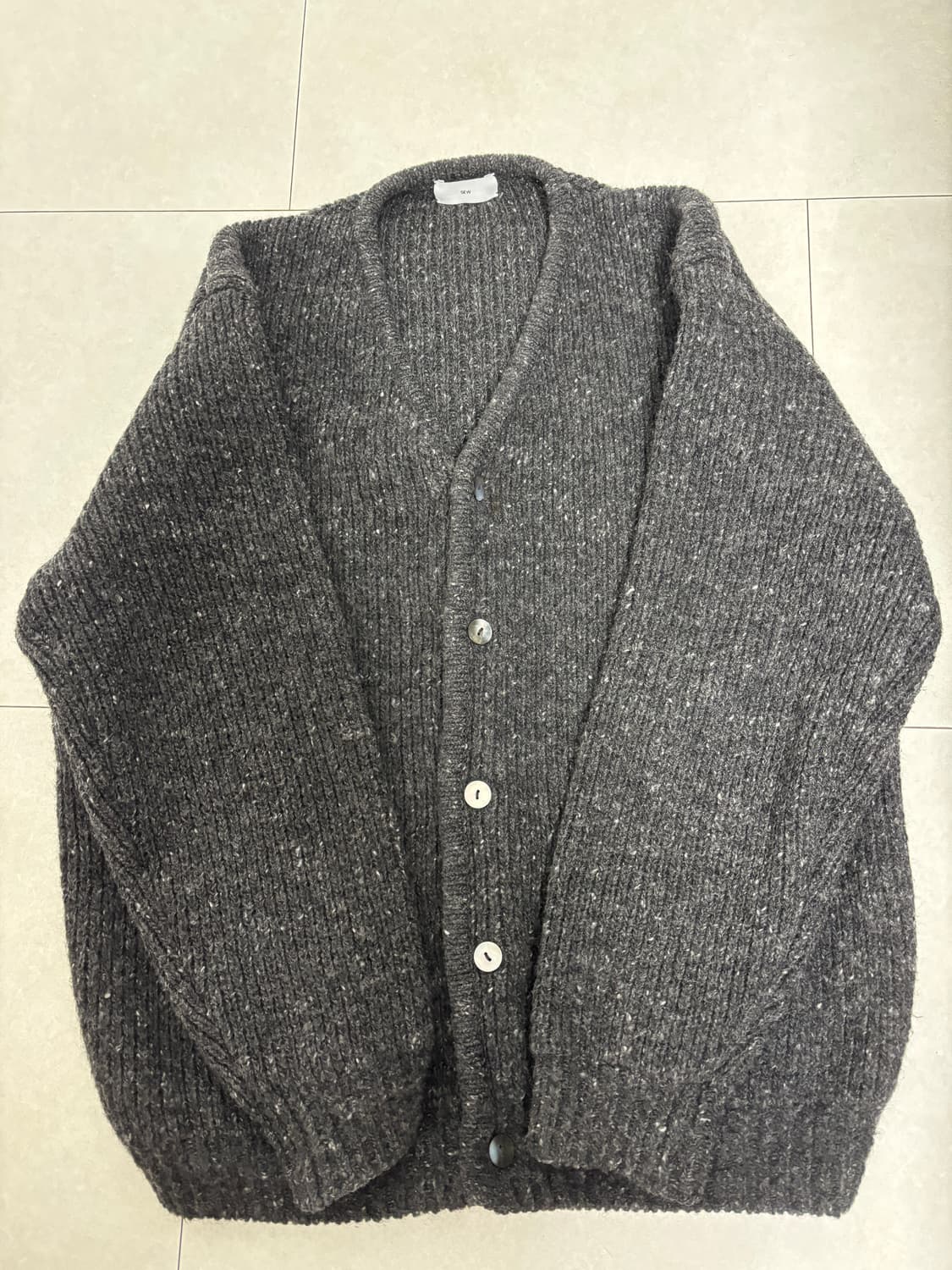 스테디에브리웨어 도네갈 모헤어 트위드 가디건 상품이미지2