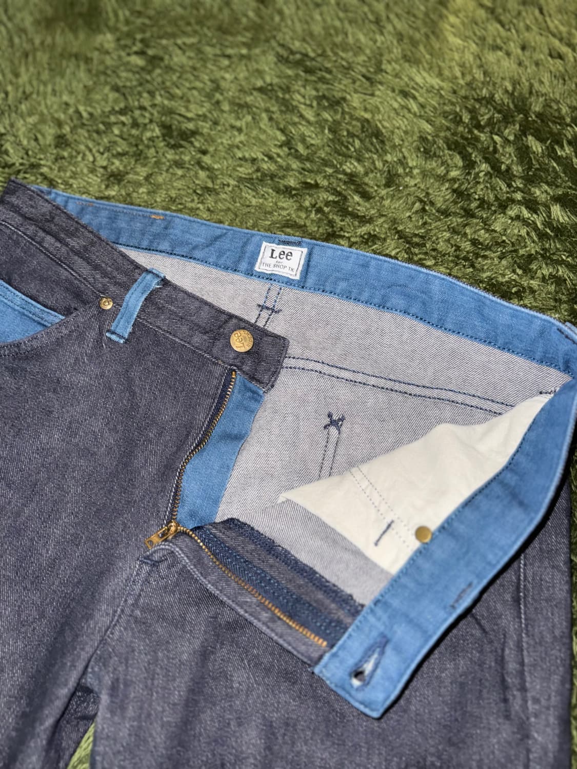 [XL] LEE 리 재팬 The Shop TK 별주 투톤 데님 팬츠 상품이미지3