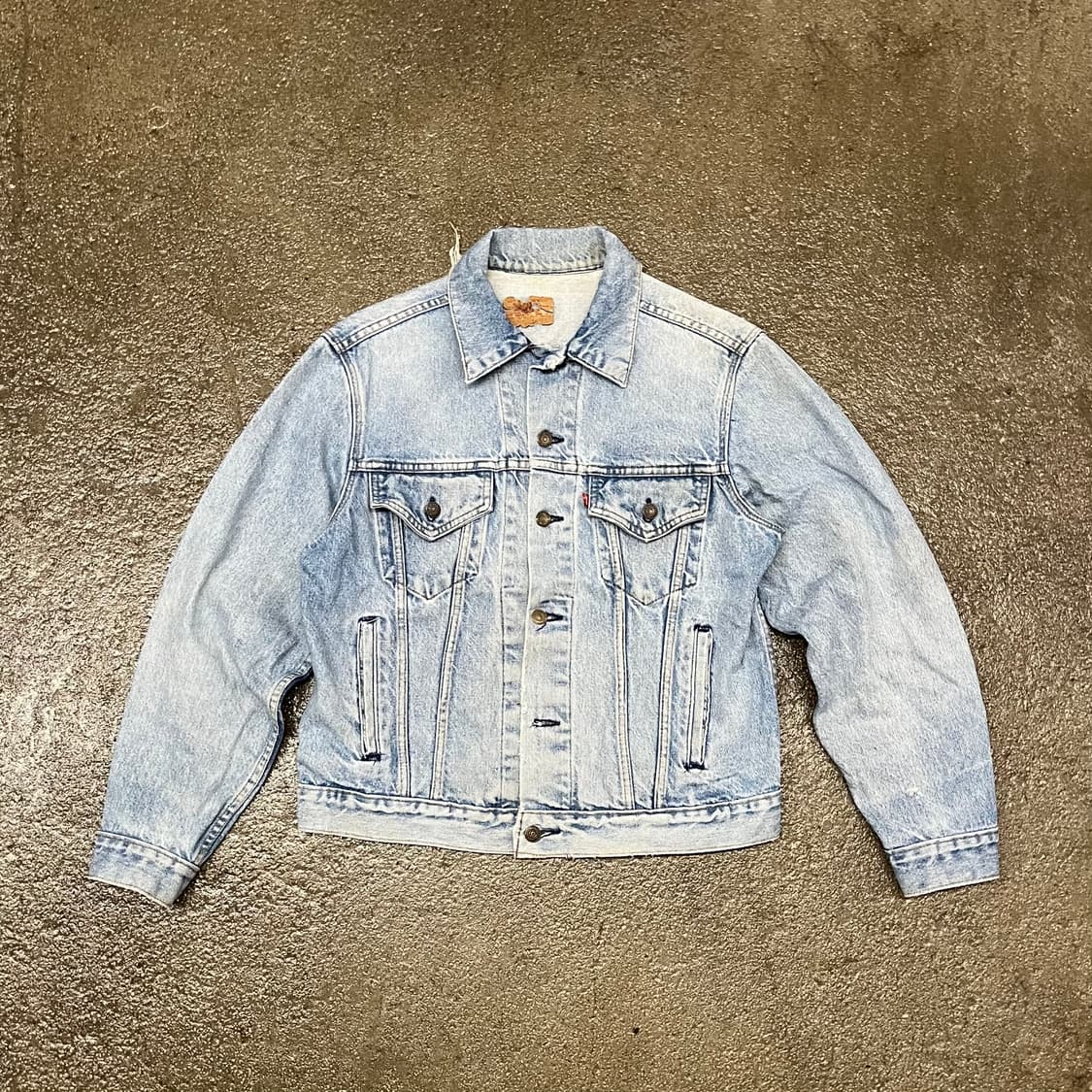 80s USA Levis 데님 트러커 자켓 (100) 상품이미지3