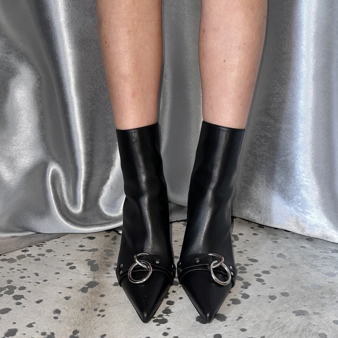 R13 가죽 사이드 힐 하네스 부츠 새상품 상품이미지7