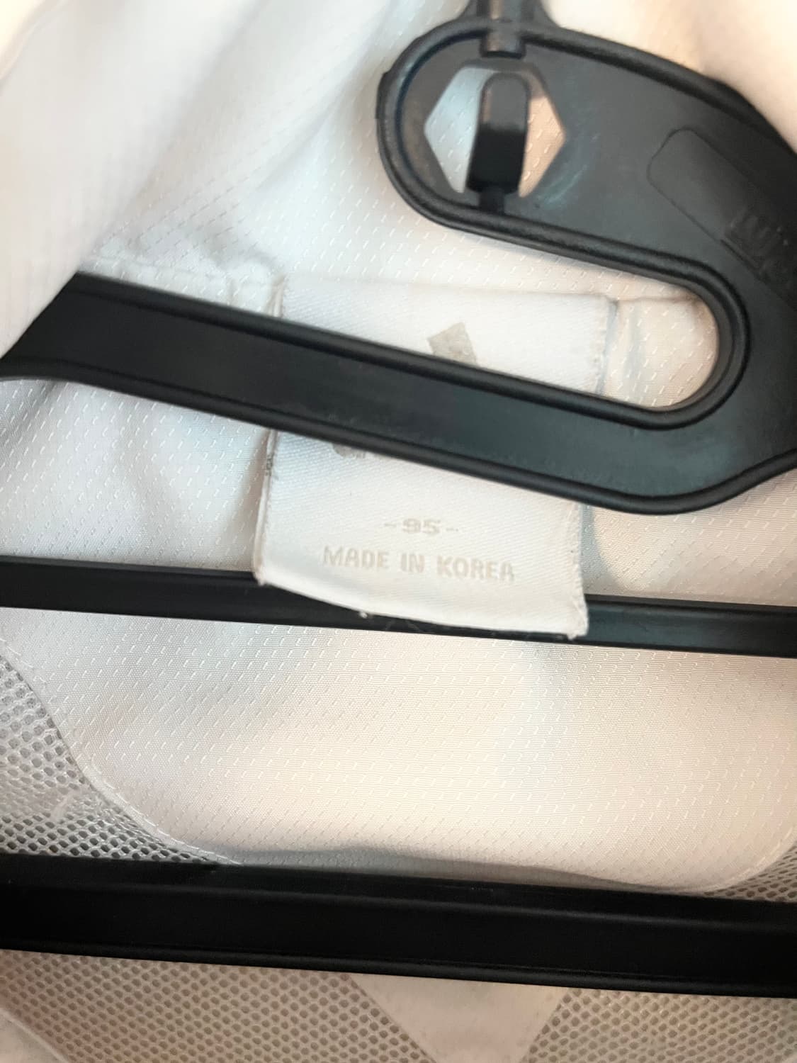 아디다스 화이트,실버 라인 바람막이 [95] 상품이미지4