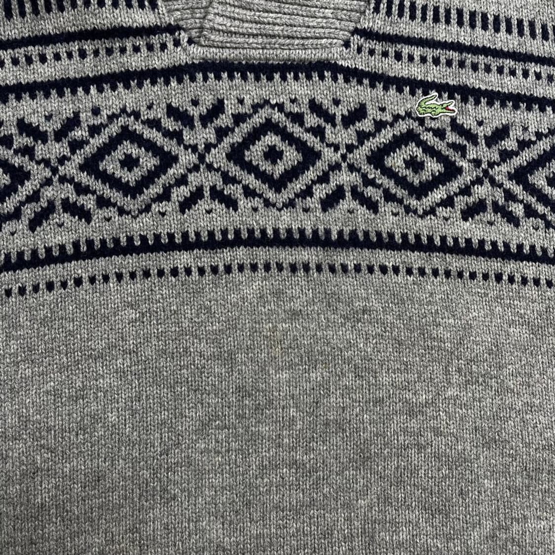 라코스테 숄카라 울 니트/#791 상품이미지4