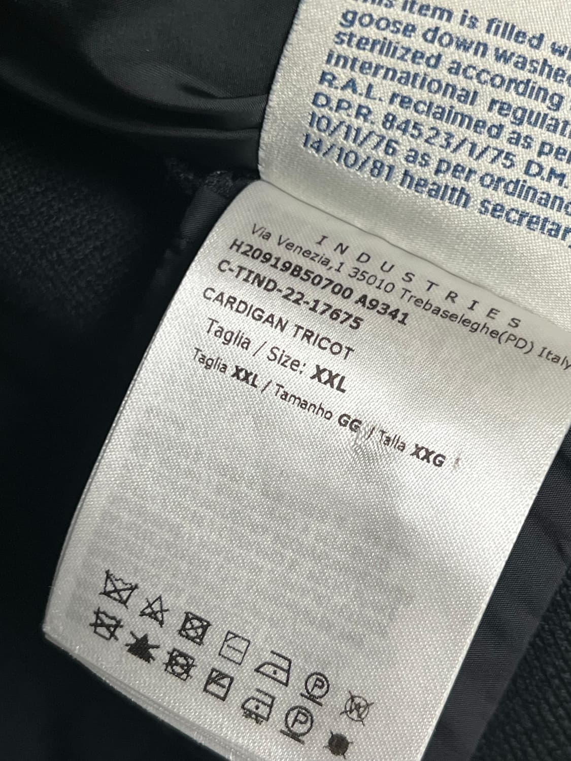 [정품] 2XL(XXL) 몽클레어 니트패딩 블랙 상품이미지5