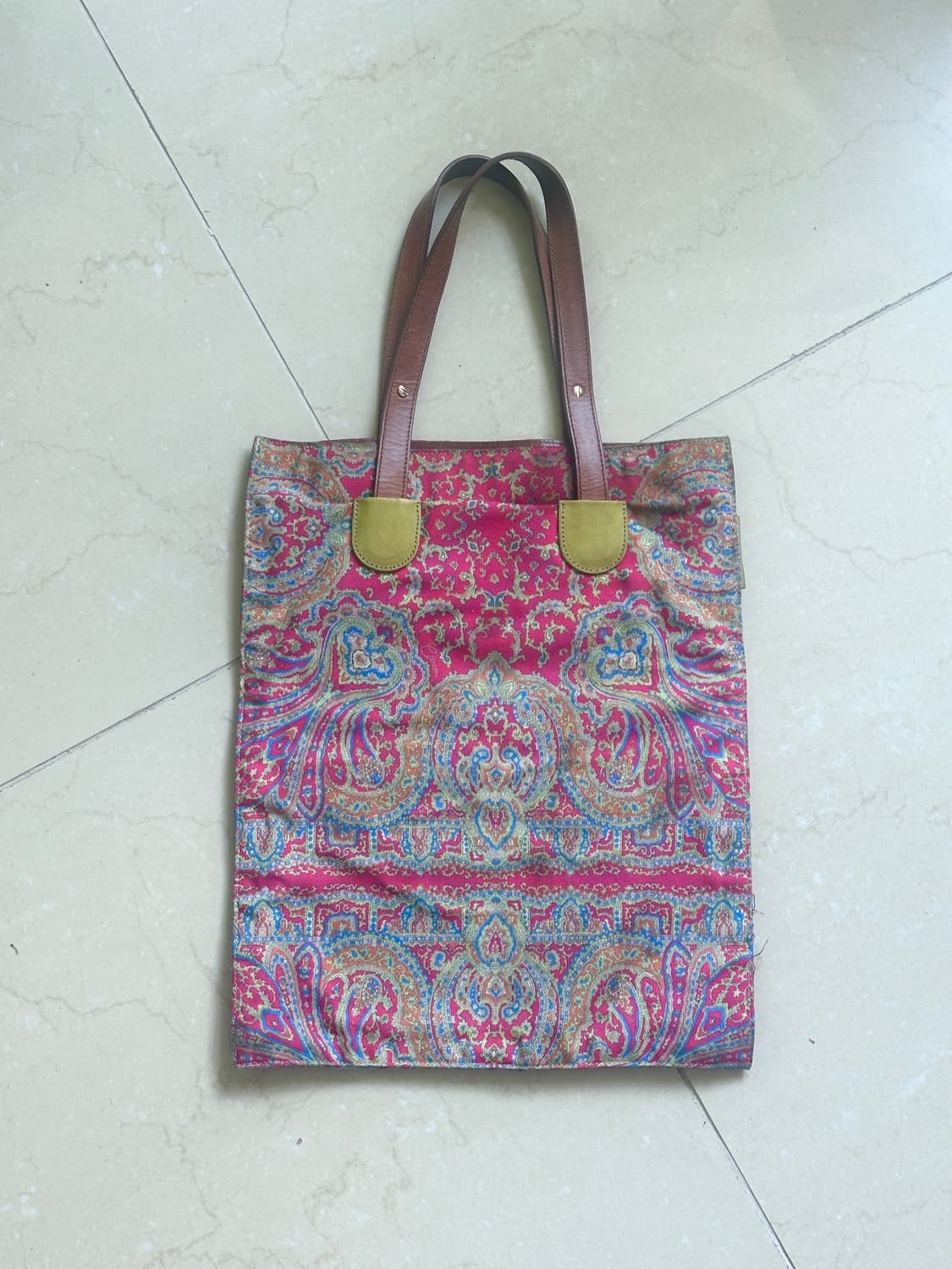 CARVEN paris paisley tote bag 상품이미지1
