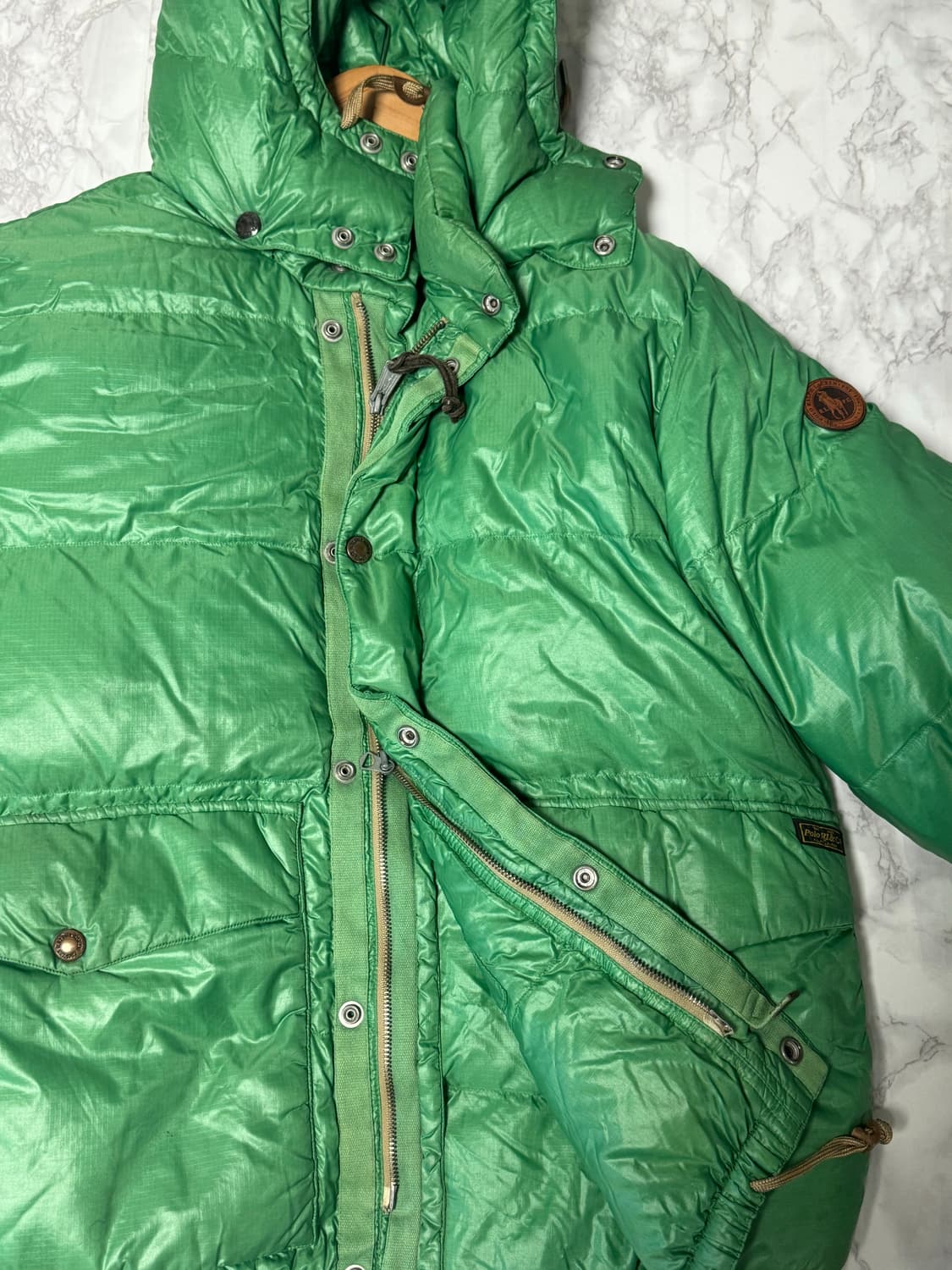 L~XL 폴로 랄프로렌 그린 마운틴 패치 패딩 자켓 상품이미지6