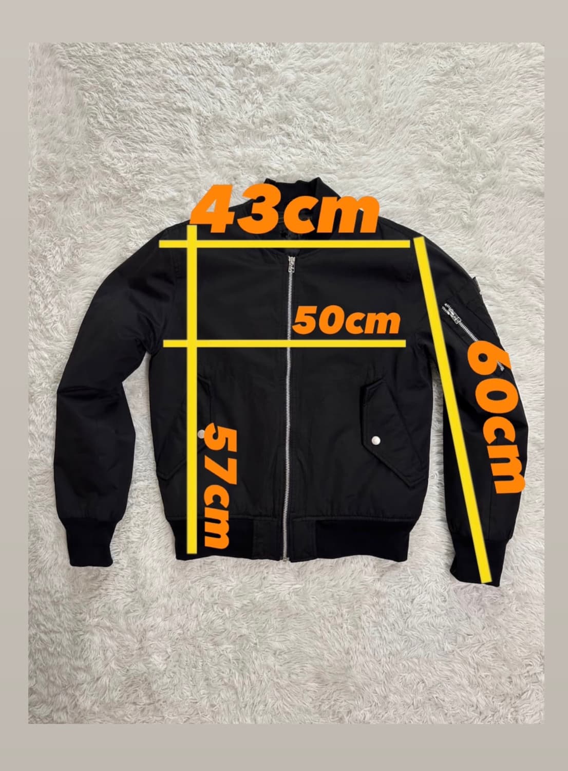 유니폼 브릿지 블랙 항공 점퍼 상품이미지4