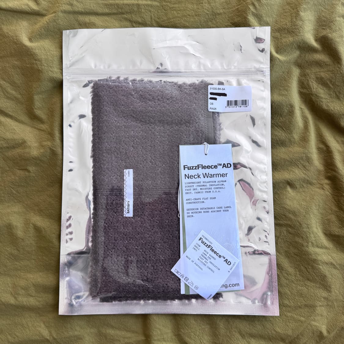 새티스파이 퍼즈플리스 넥워머 팔콘 새상품급 상품이미지2