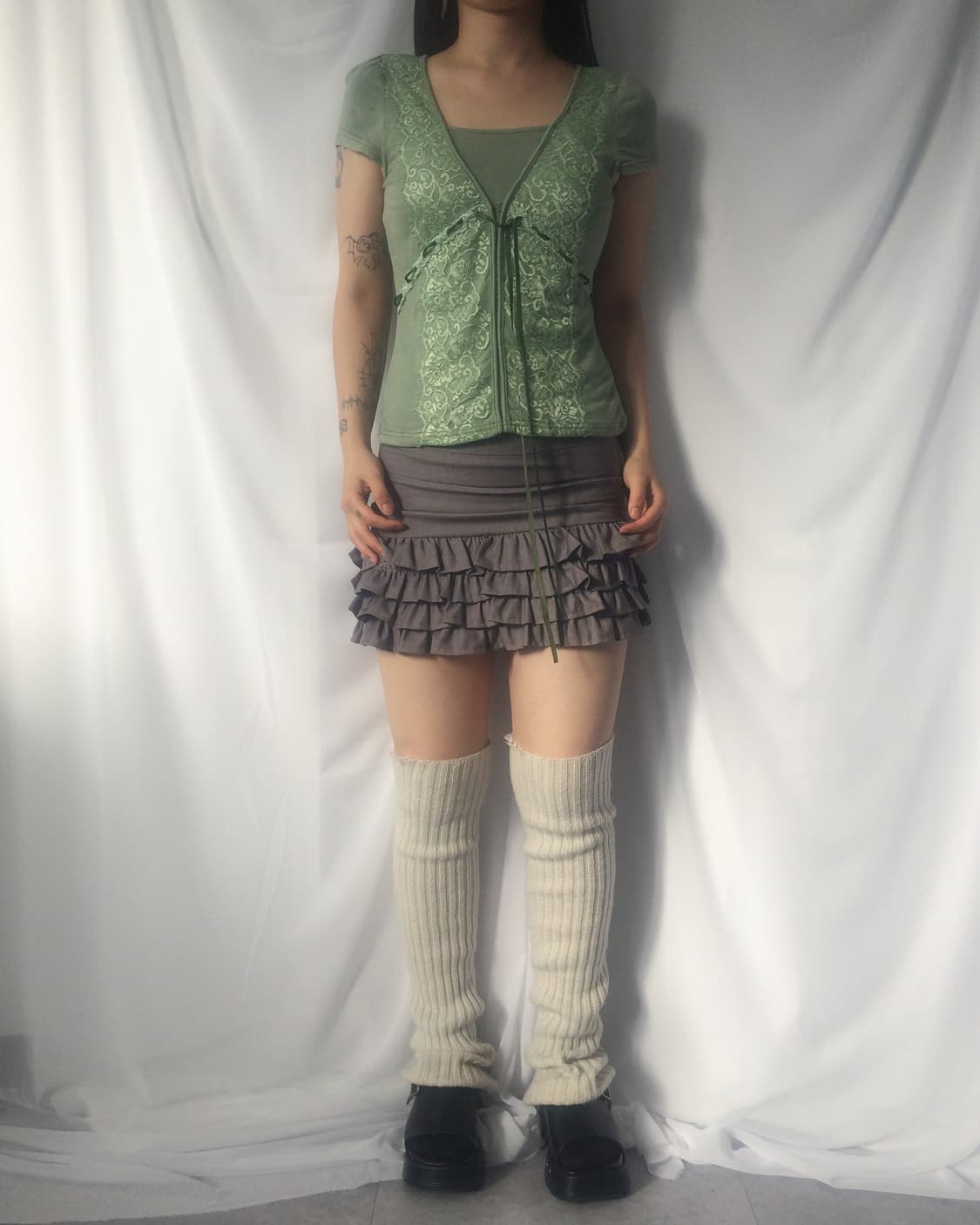 Fairy mood lace t shirt 상품이미지5