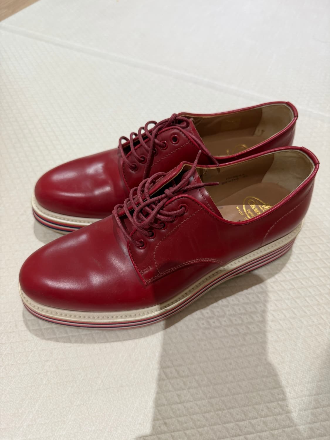 처치스 옥스퍼드화 레드 상품이미지2