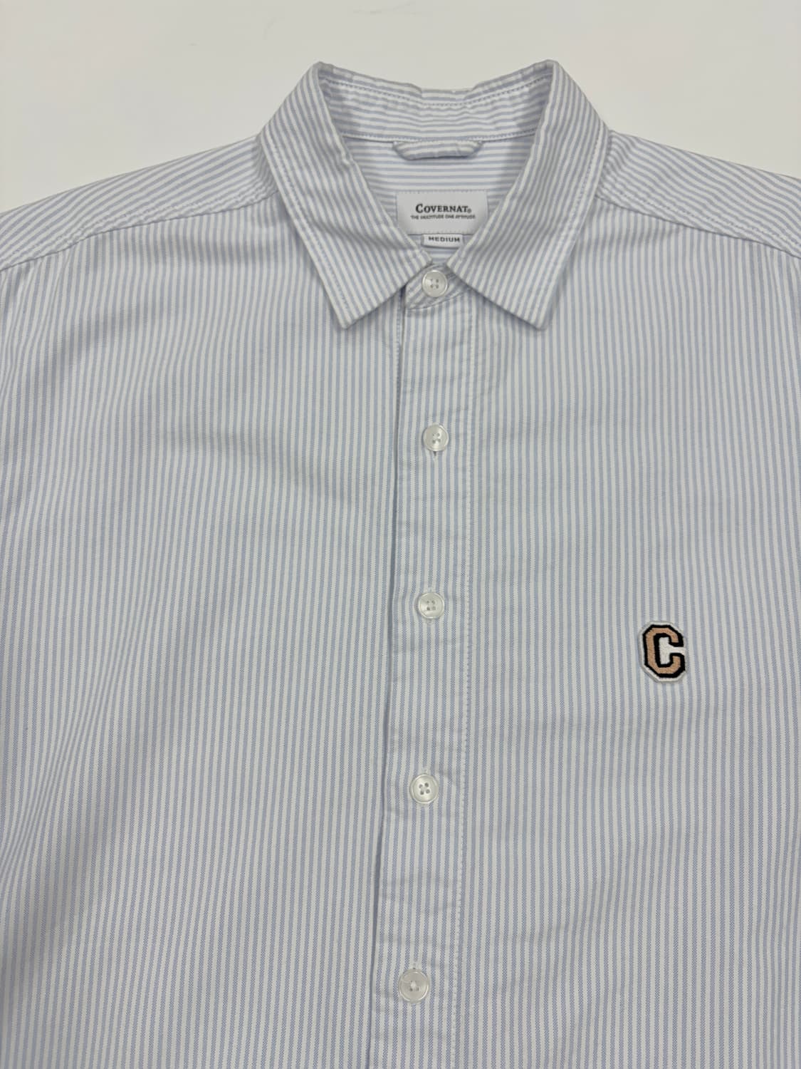 커버낫 옥스포드 스트라이프 셔츠 상품이미지3