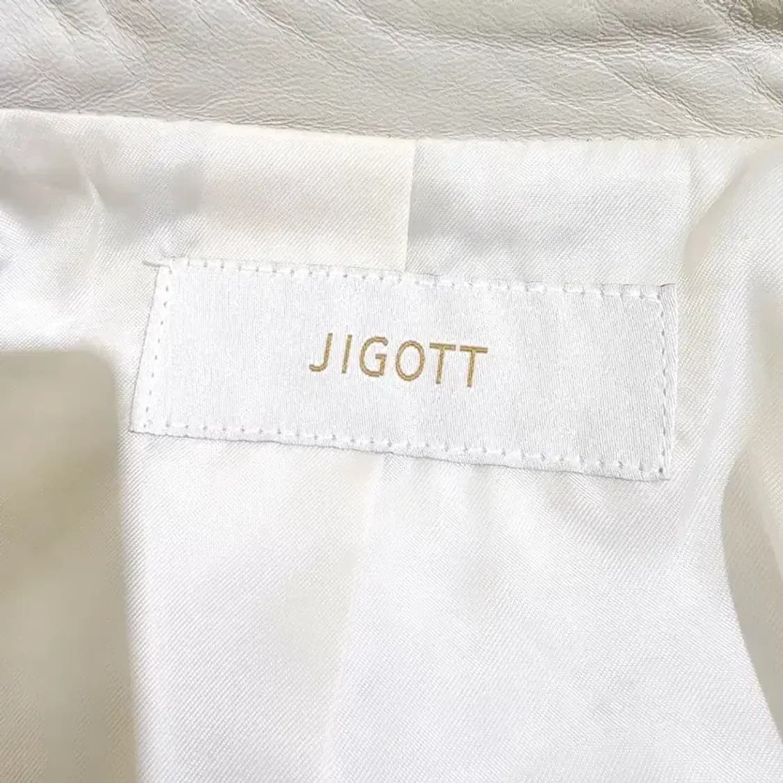 지고트 (JIGOTT) 여성 퀼팅 라이더 가죽 자켓 (55) 상품이미지5