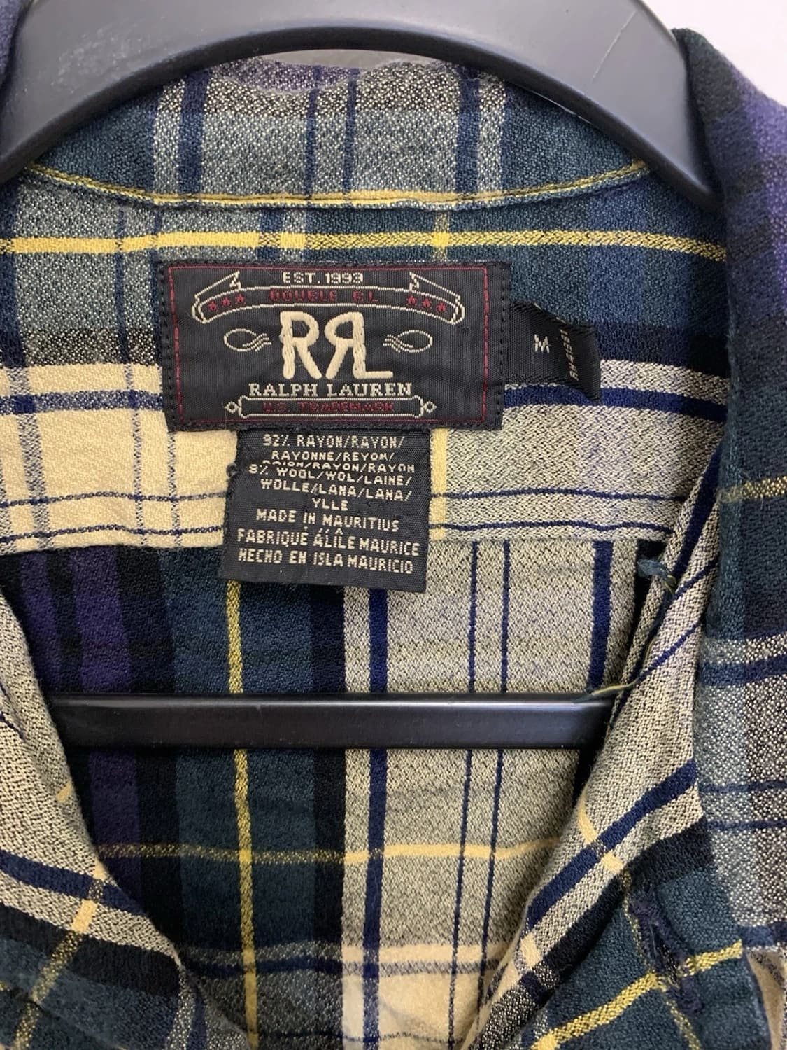 RRL 더블알엘 플란넬 체크 워크셔츠 상품이미지2