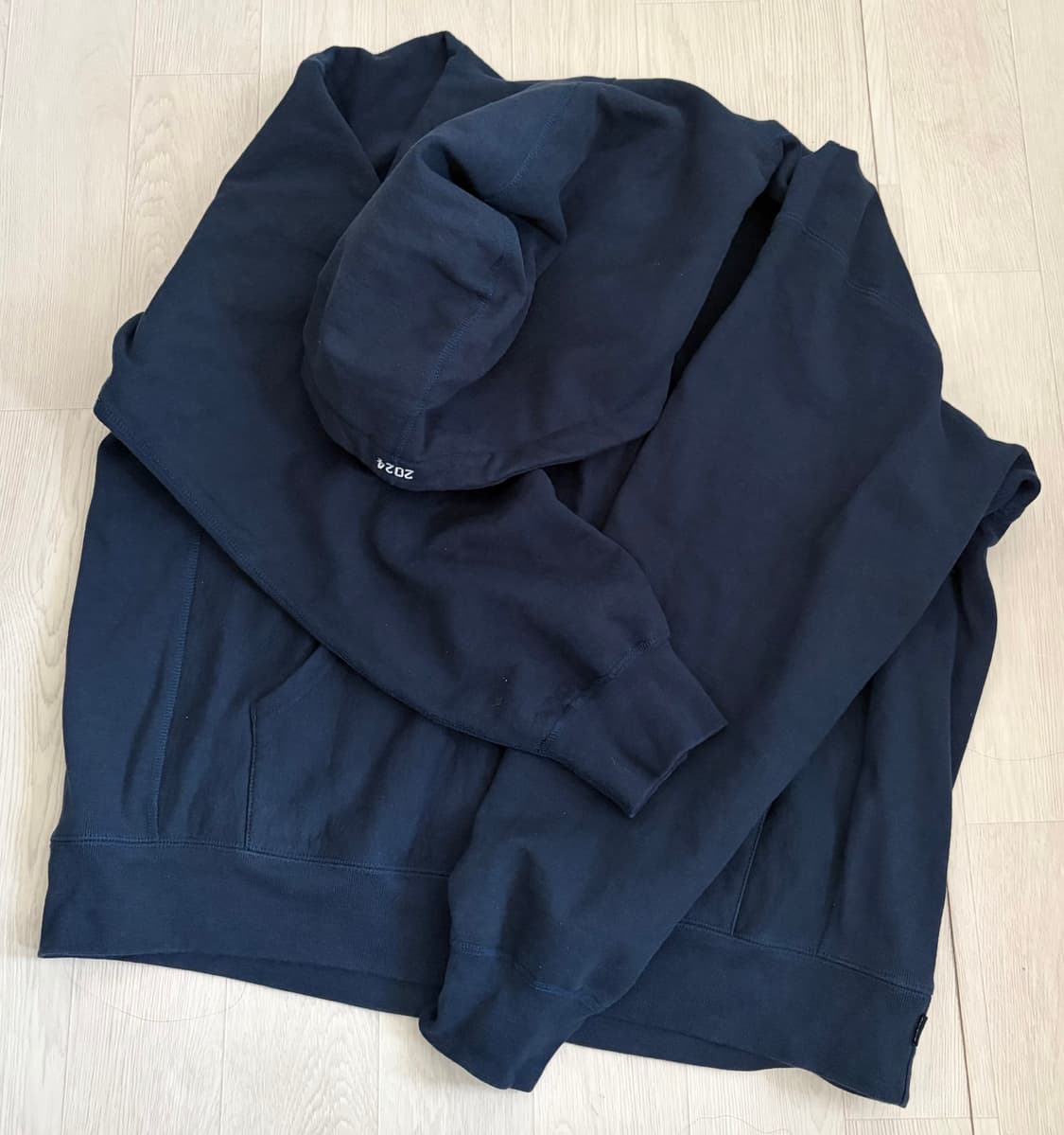 슈프림 박스 로고 후드 스웨트셔츠 네이비 (24FW) XL 상품이미지2