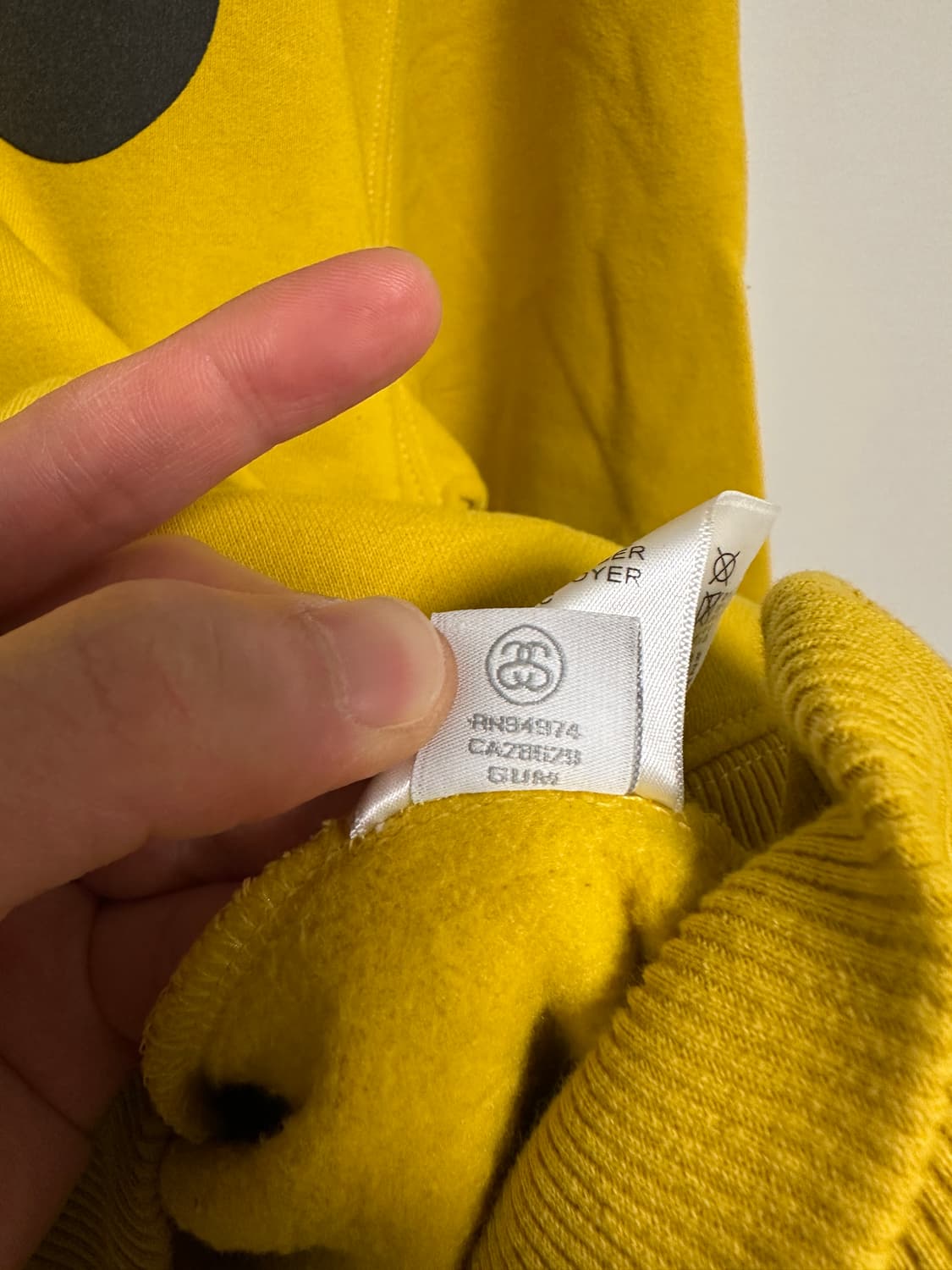 스투시 에잇볼 후드티 옐로우 노랑 머스타드 8볼 후디 레어 희귀 상품이미지8