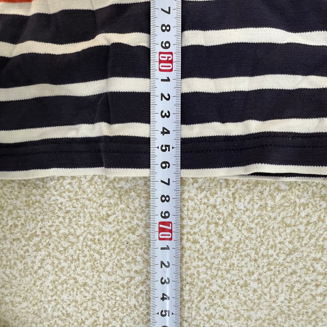 [105] 헤지스 오렌지 스프라이트 긴팔 티셔츠 0108T1 상품이미지5