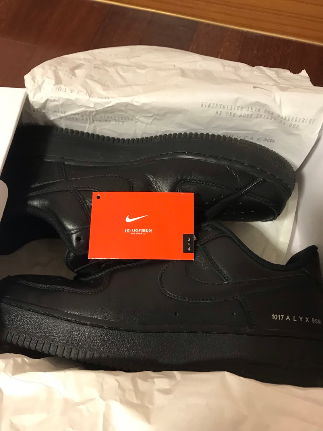 나이키 알릭스 에어 포스 블랙 270 상품이미지4