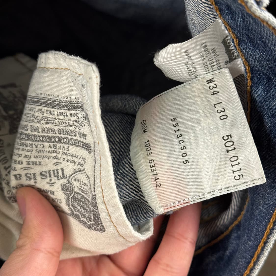 00‘s 리바이스 501 오리지널 핏 (34) 상품이미지9