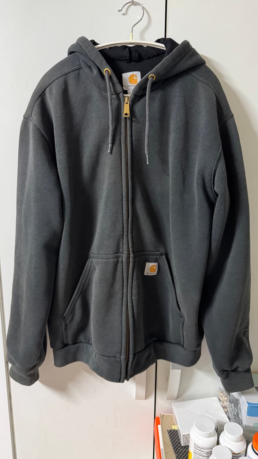 칼하트 써멀 후드 집업 레인 디펜더 S 상품이미지1