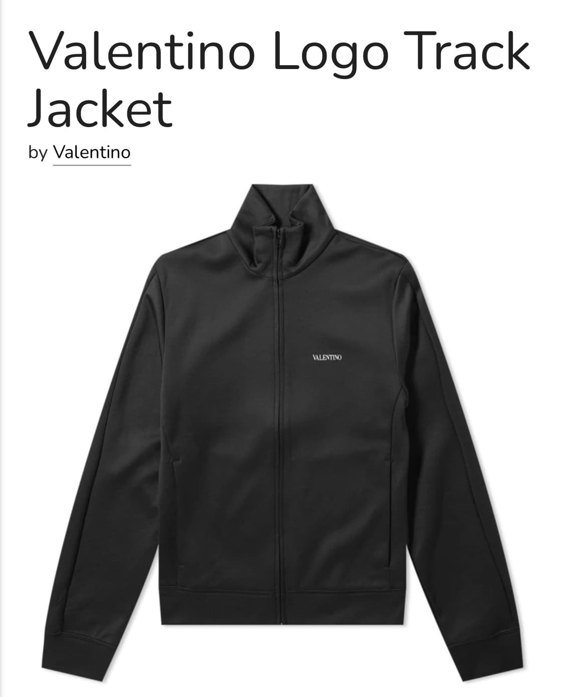 발렌티노 로고 트랙자켓 상품이미지1