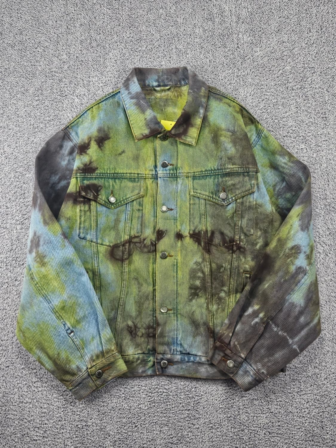 랭글러 데님 트러커 자켓 다잉 커스텀 ( XL추정 ) / 11879 상품이미지2