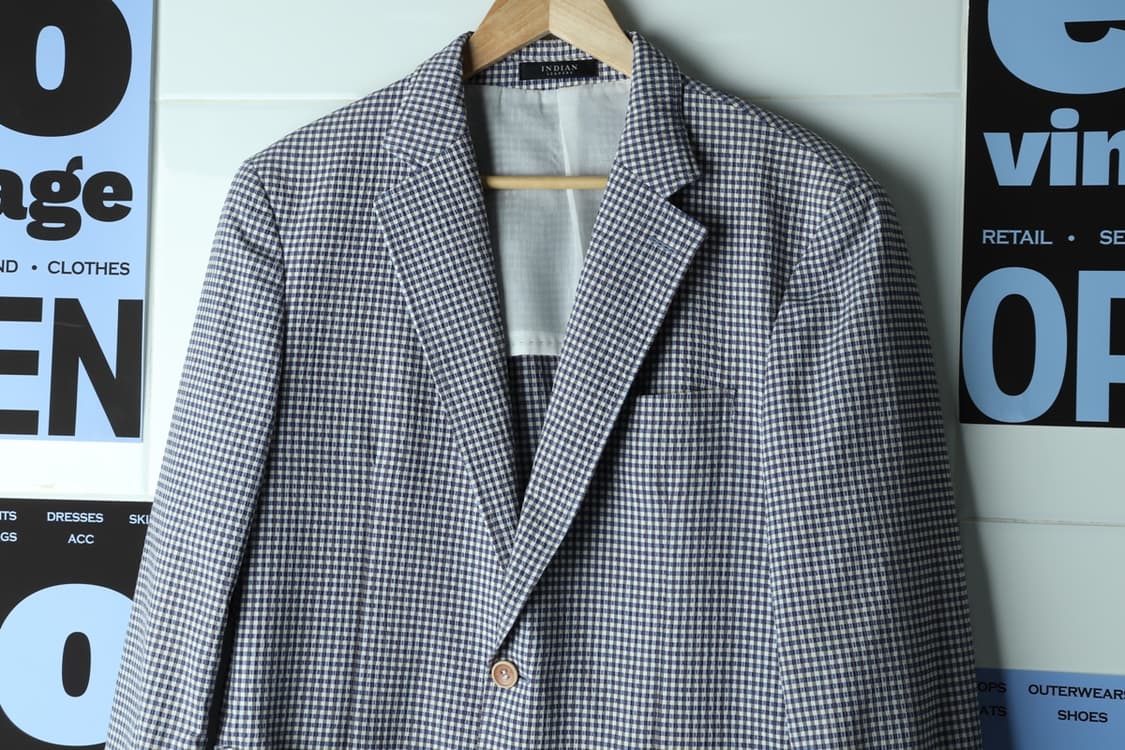 (L-XL) 인디안 집업 바람막이 점퍼자켓 시어서커 정장-H32702 상품이미지3