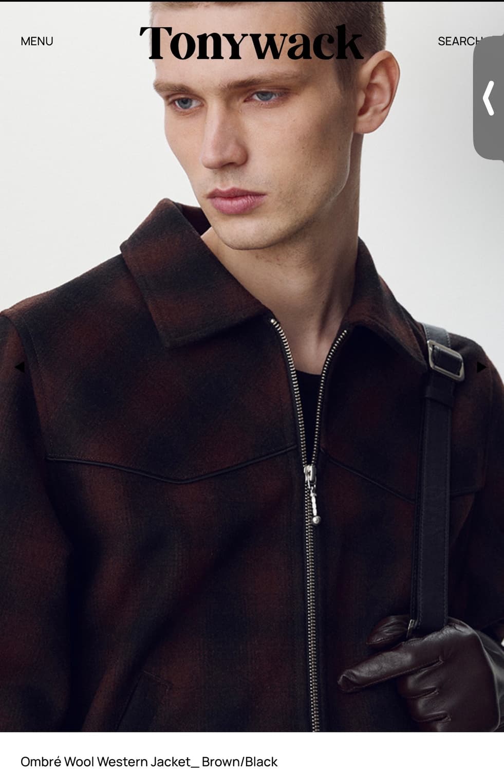 토니웩 옴브레 울 웨스턴 자켓 Xl 상품이미지3