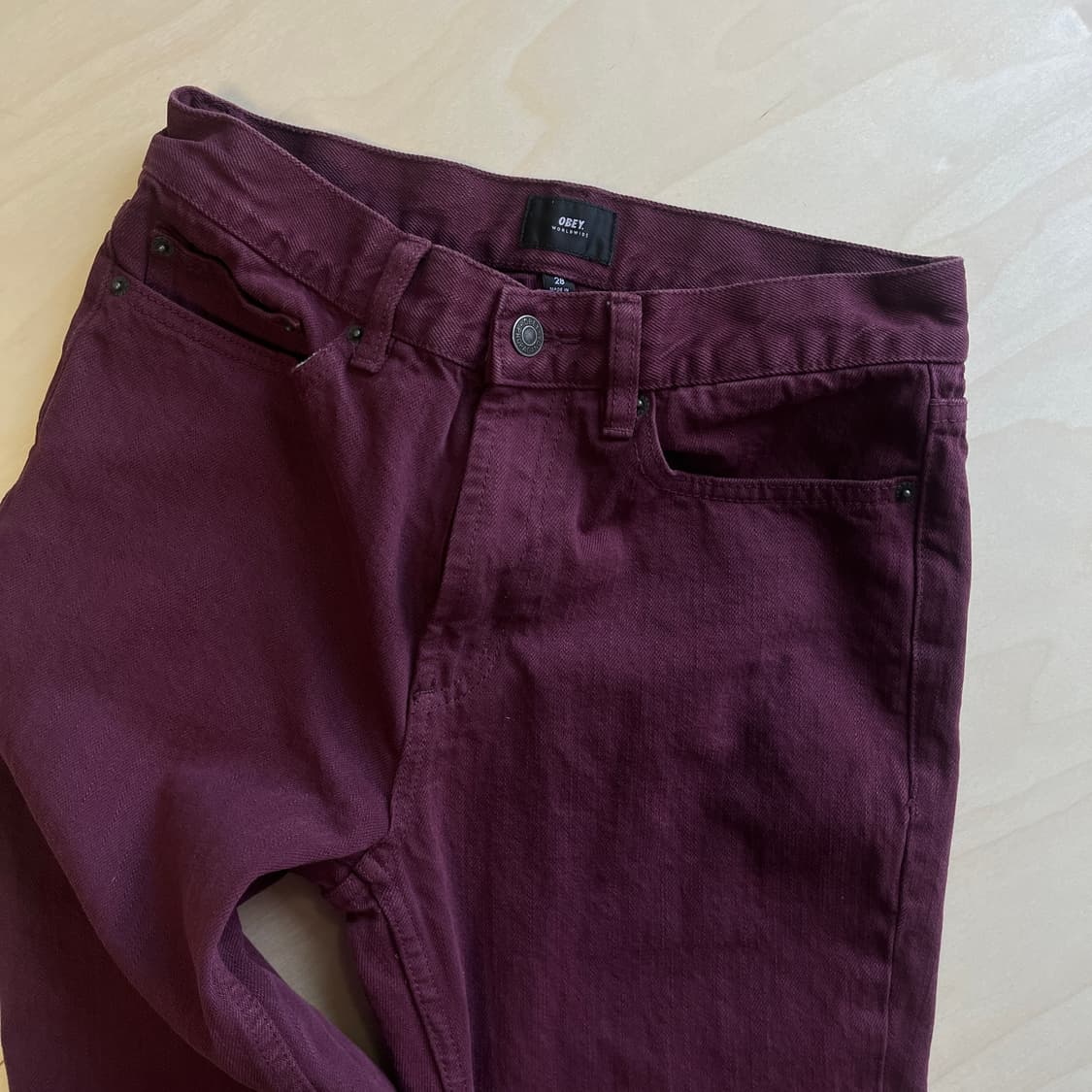 Obey Bender Denim Pants (~28) 상품이미지1