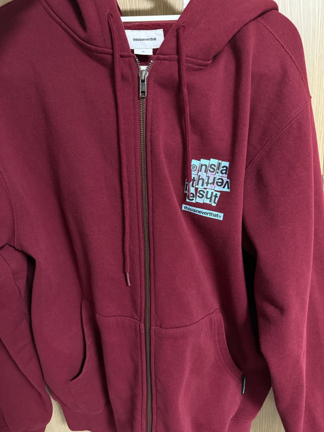 디스이즈네버뎃 후드집업 상품이미지1