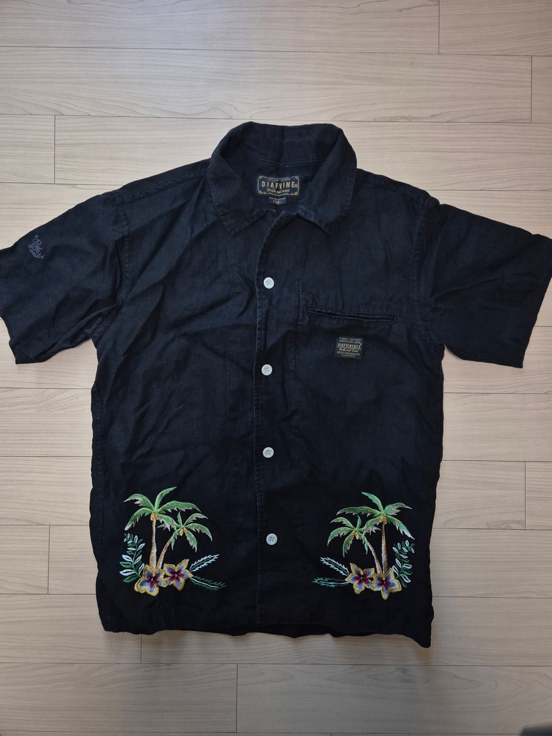 디아프바인 하와이안 자수 셔츠 3점 일괄 상품이미지4