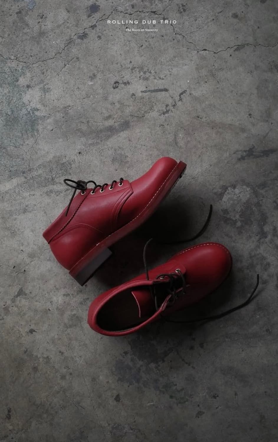 롤링 덥 트리오 쿠펜 부츠 레드 고베 쉬링크 오더 상품이미지1