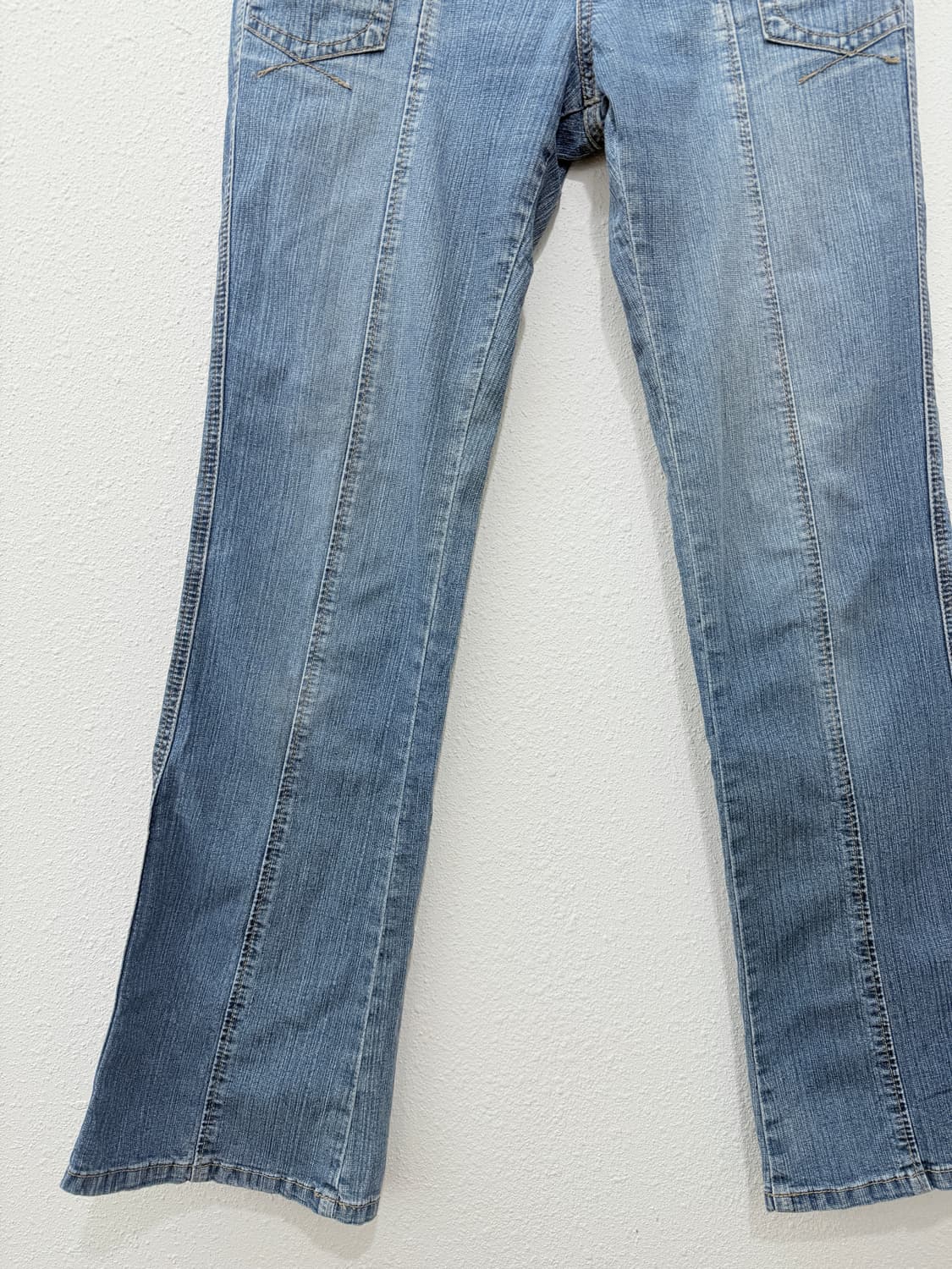 빈티지 라인 디테일 써머 부츠컷 팬츠 상품이미지3