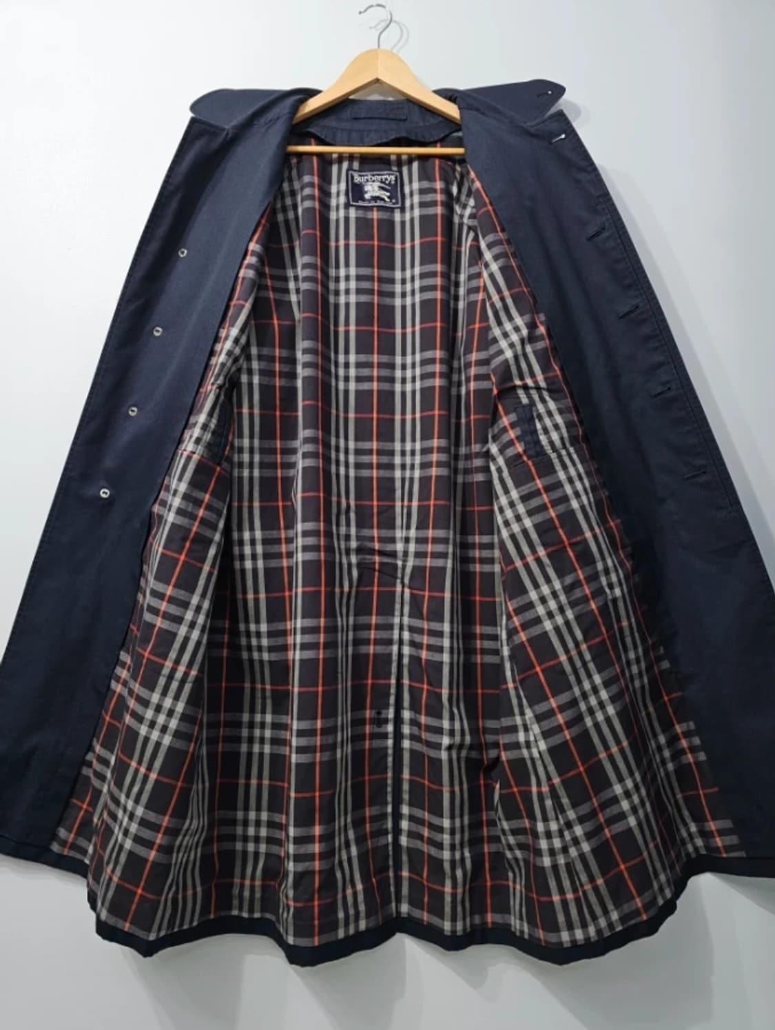 버버리 네이비 트렌치 코트 105~110 상품이미지6