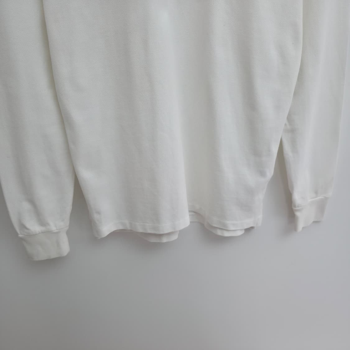 [S] 폴로 랄프로렌 화이트 긴팔 카라티 상품이미지3