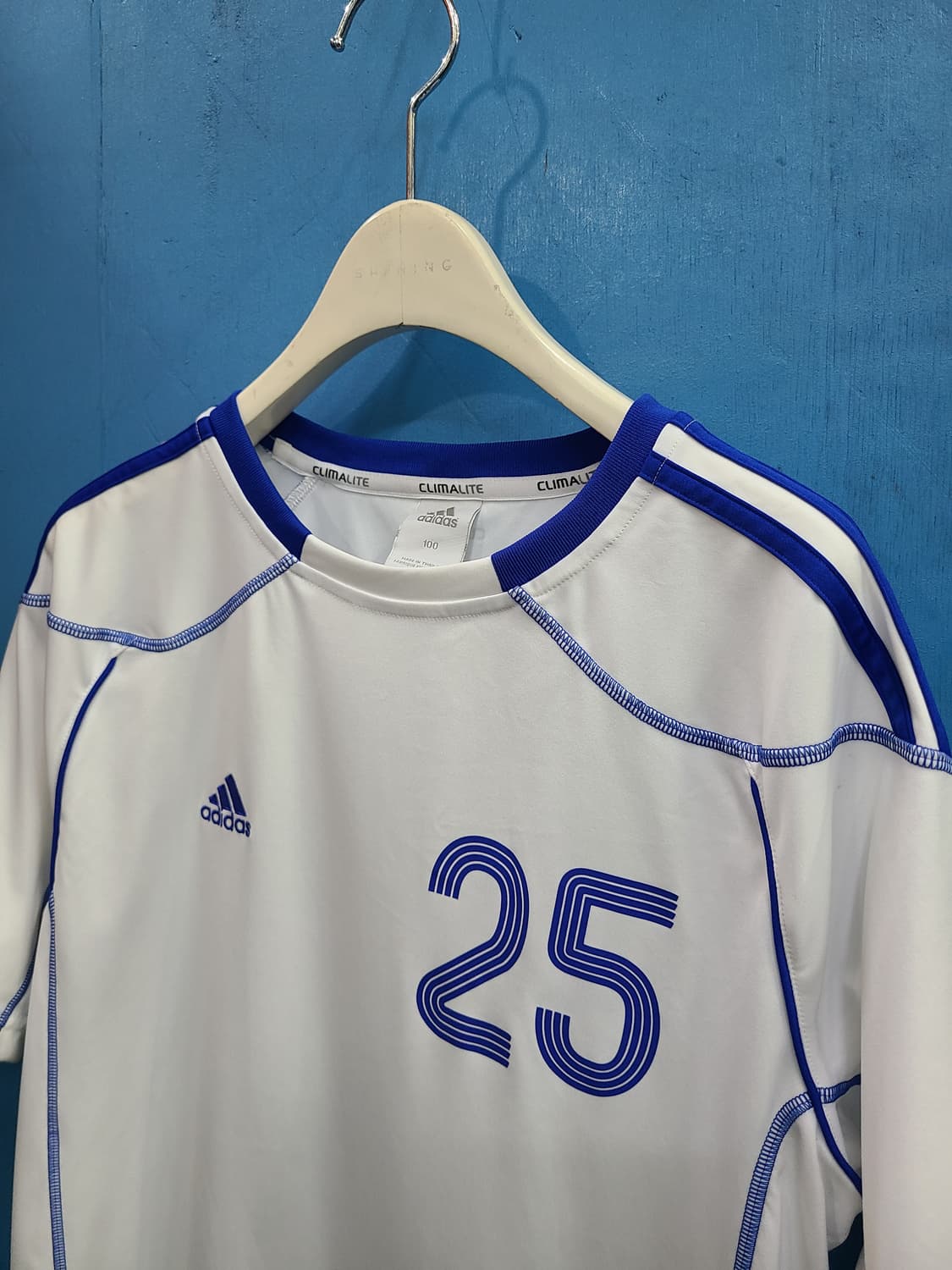 2010년산 빈티지 아디다스 흰파 축구져지 상품이미지6