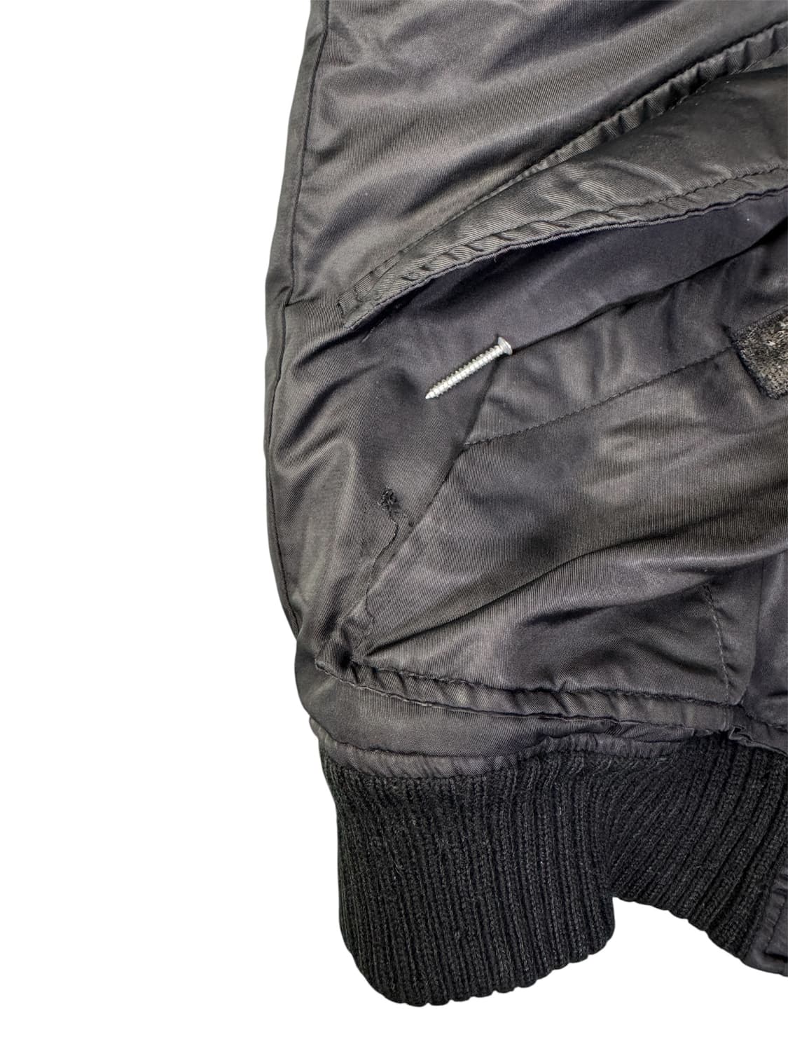 빈티지 90s 칼카니 karl kani  CWU 플라이트 자켓 S 상품이미지6